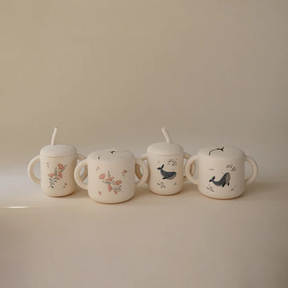 Mushie Snack Cup - Whales