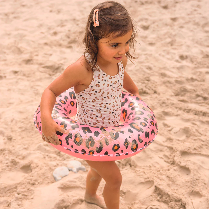 Flotador Inflable 50 cm Leopard Rose Gold