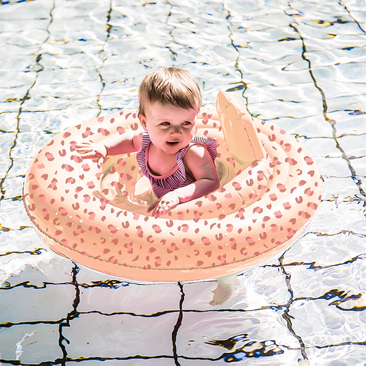 Flotador para Bebé 0-1 año Old Pink Leopard