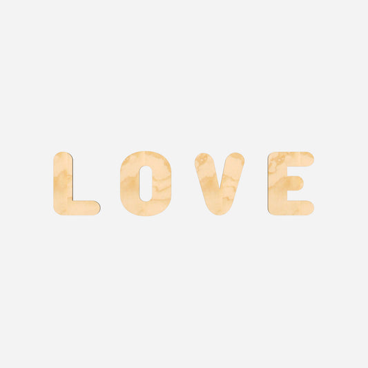 Wooden Letters - Letras Decorativas Love