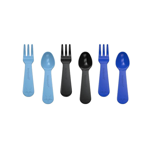 Fork and Spoon - Set Blue