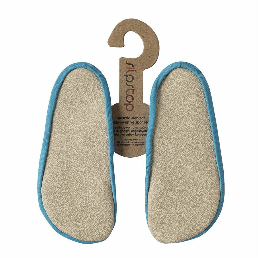 Zapato Slipstop Antideslizante - Neon Blue Junior