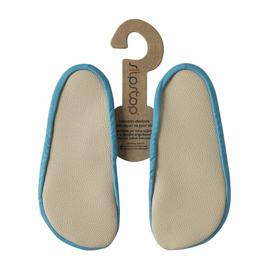 Zapato Slipstop Antideslizante - Neon Blue Junior