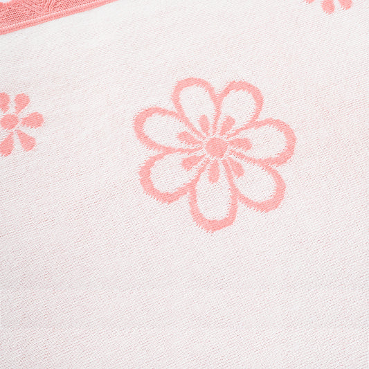 Mantita Jacquard Hanae Palo rosa