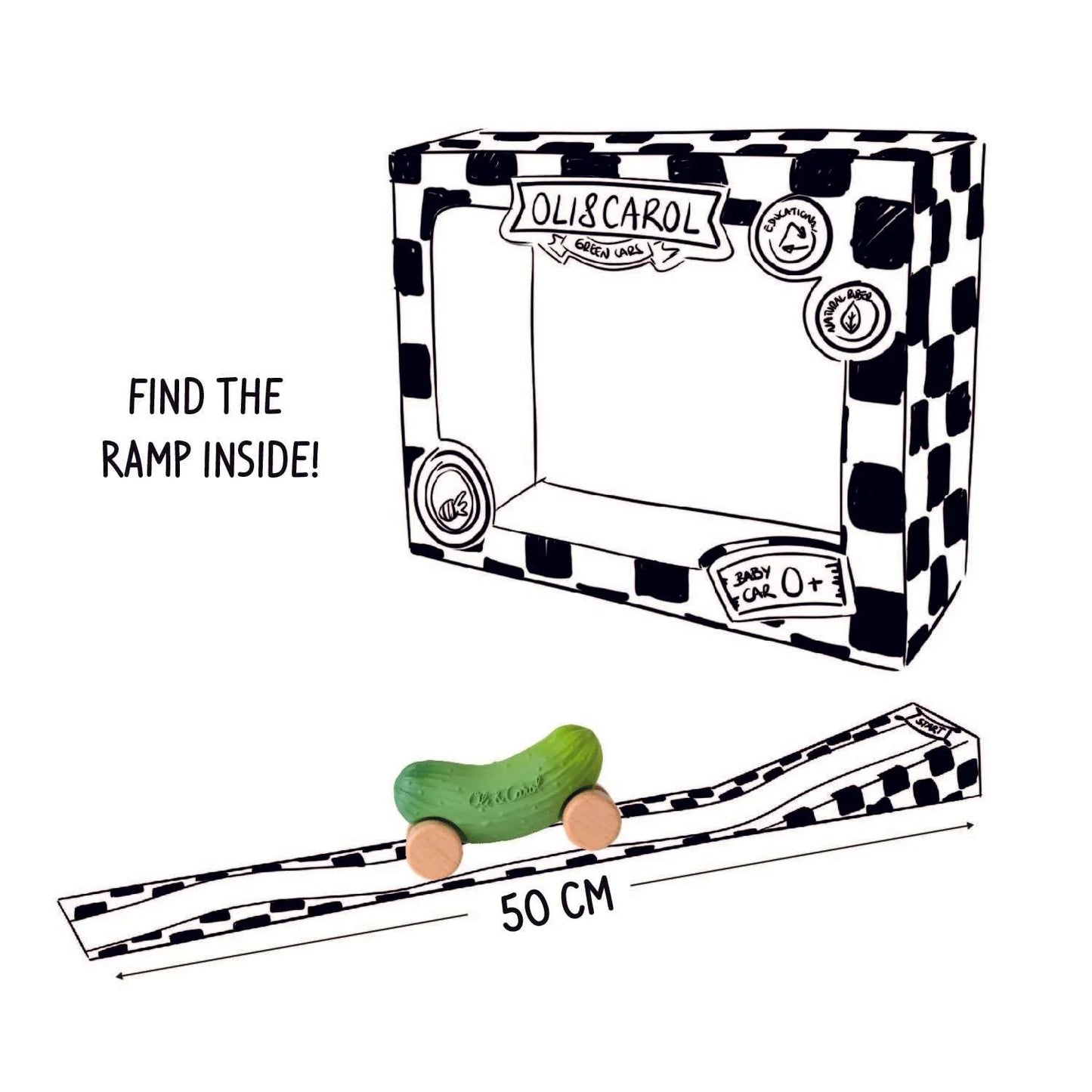 Coche Juguete - Pepino The Cucumber Car