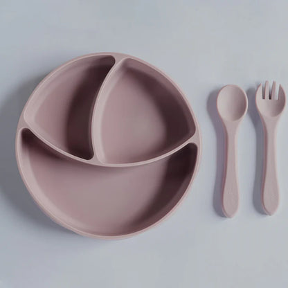 Plato de Silicona con Divisiones Curvy