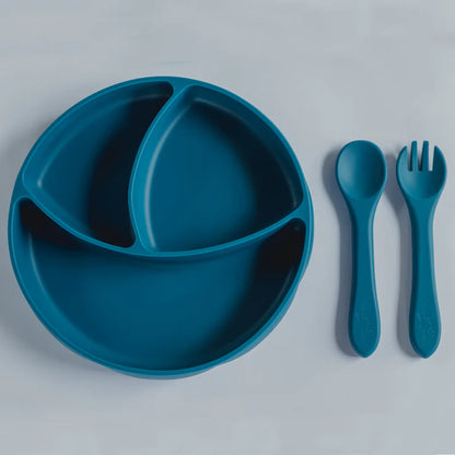 Plato de Silicona con Divisiones Curvy