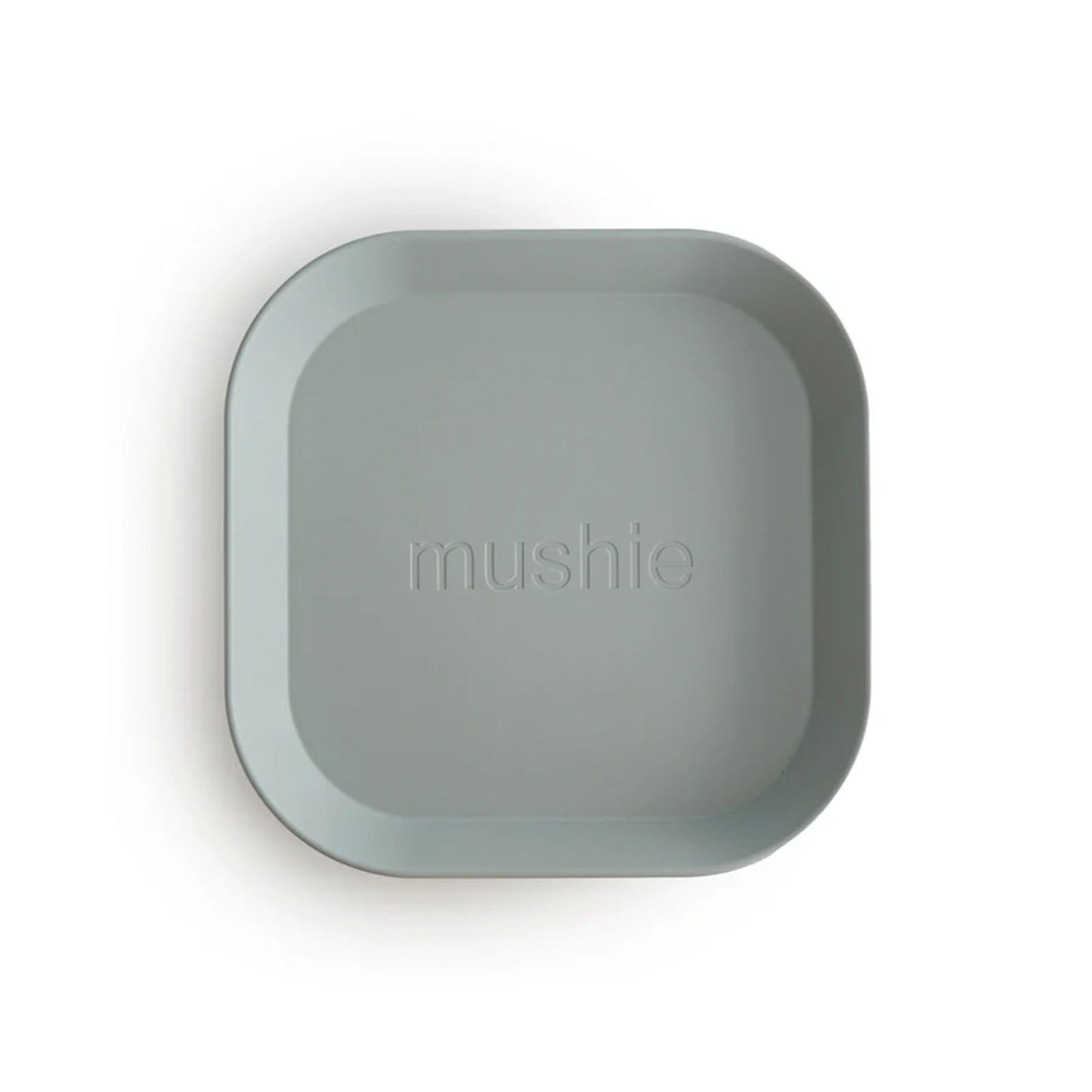 Mushie Set de 2 Platos Cuadrados - Cloud