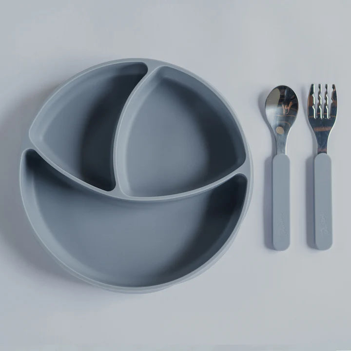 Plato de Silicona con Divisiones Curvy