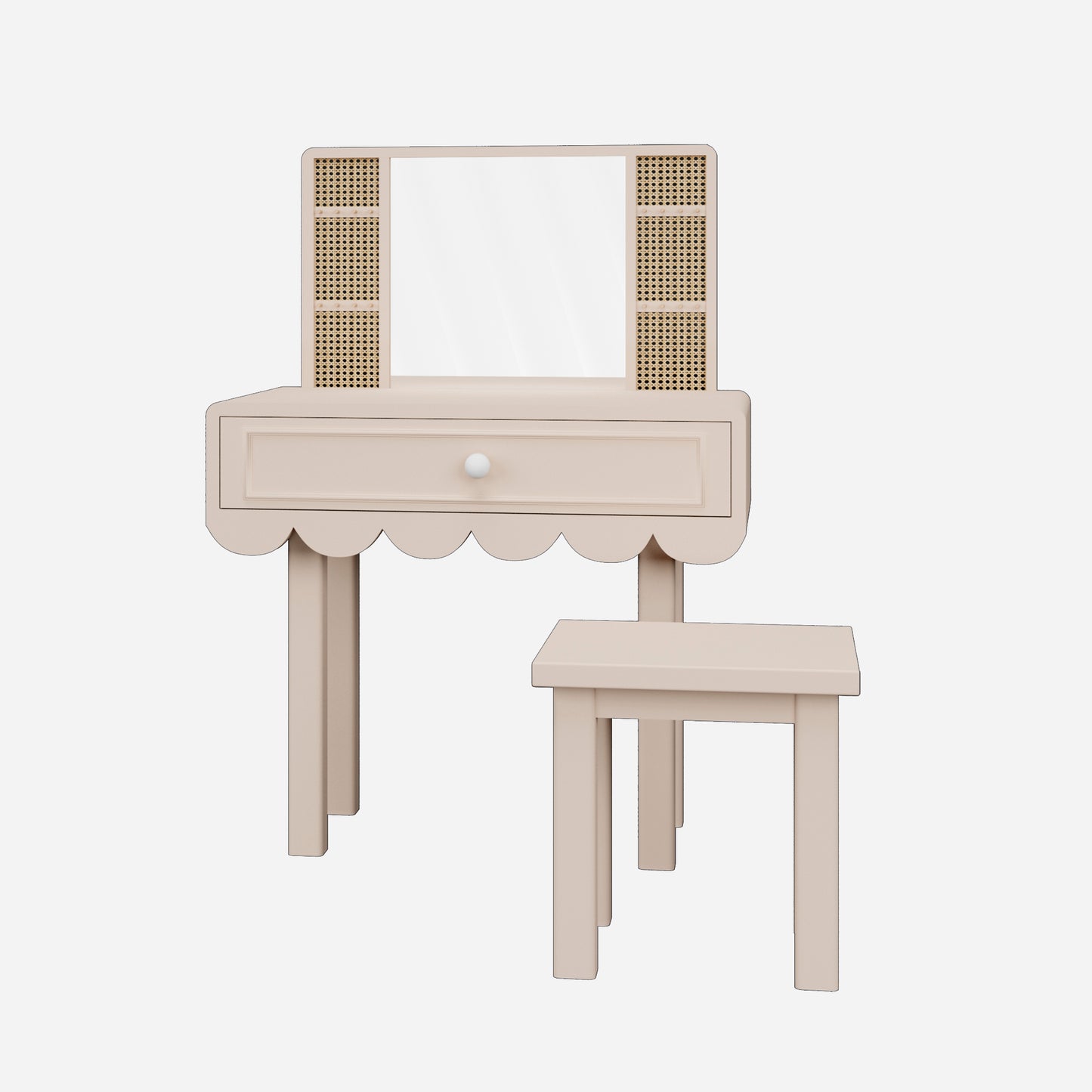 Tocador Scalloped