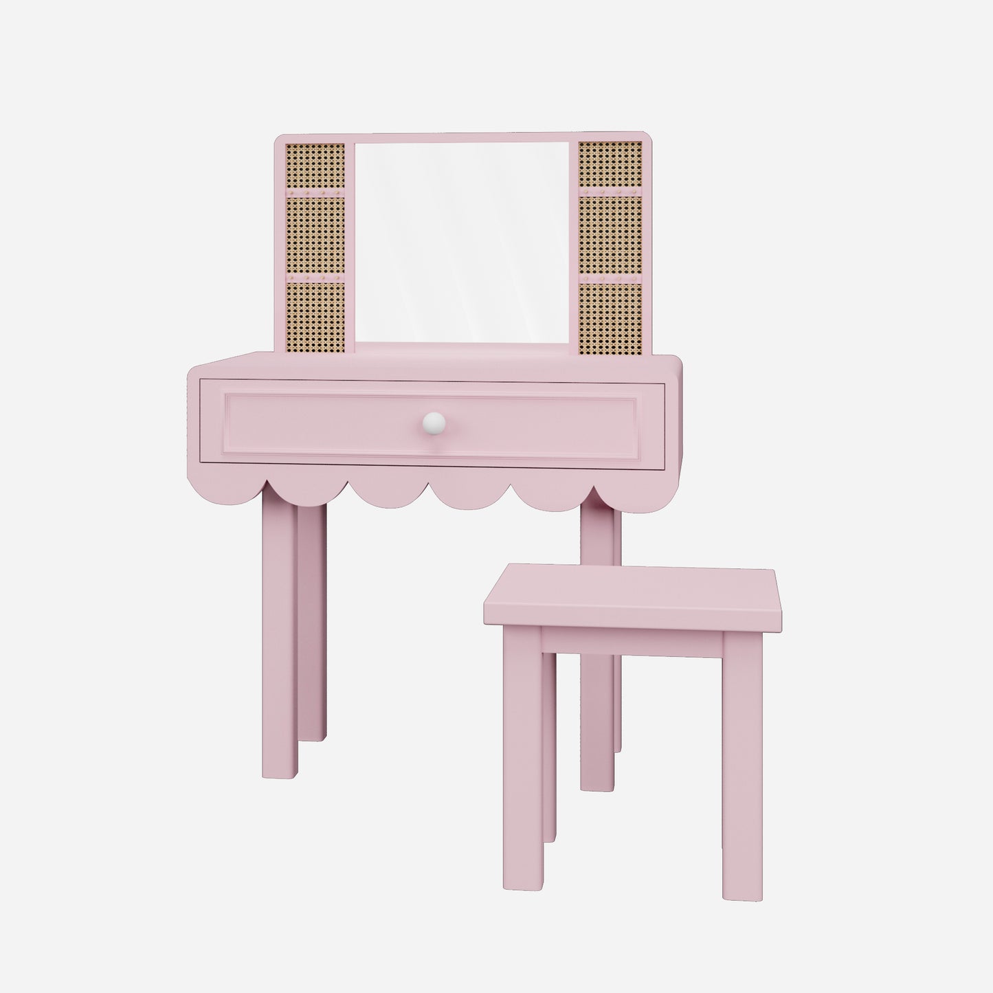 Tocador Scalloped