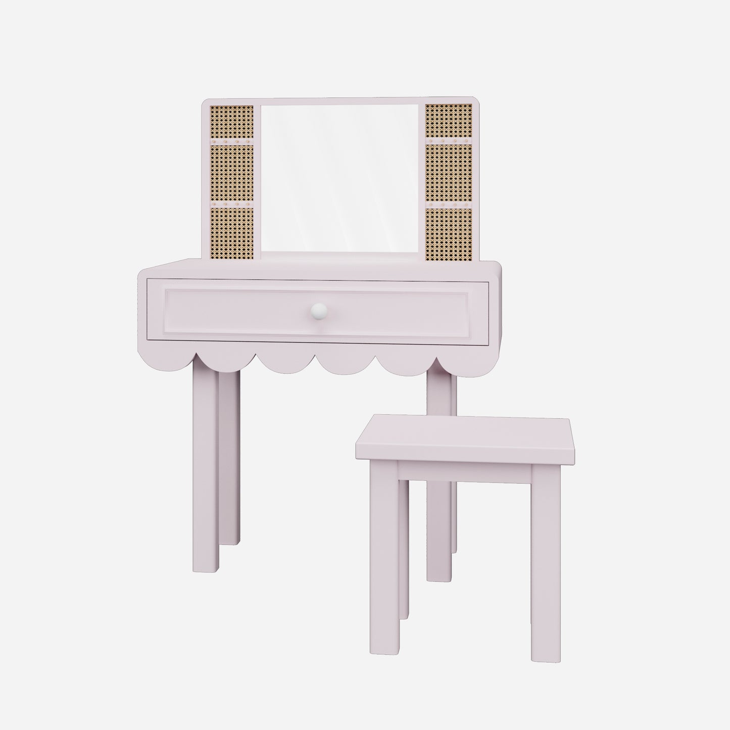 Tocador Scalloped