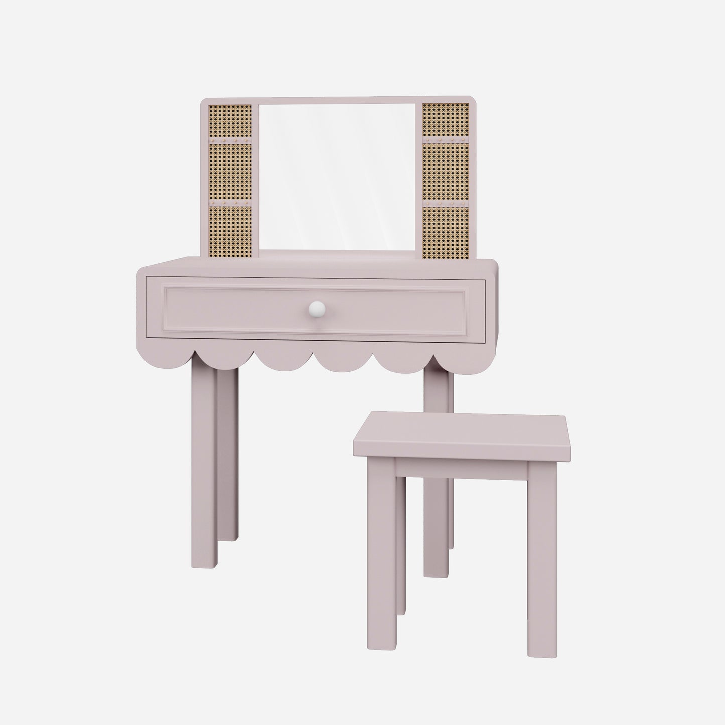 Tocador Scalloped