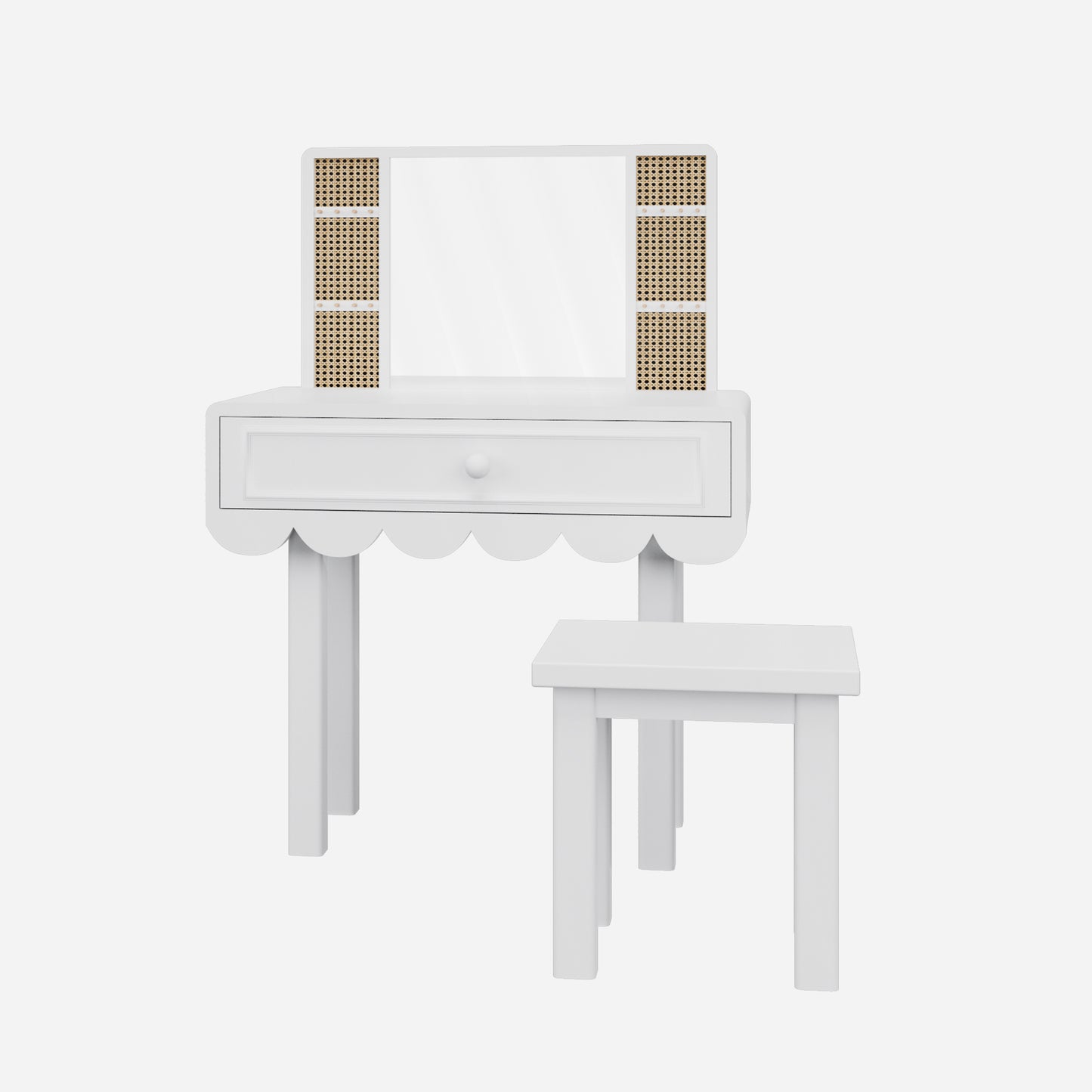 Tocador Scalloped