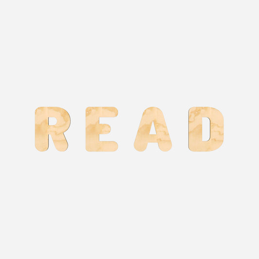 Wooden Letters - Letras Decorativas Read