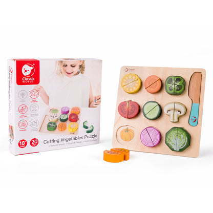 Puzzle para Cortar Verduras