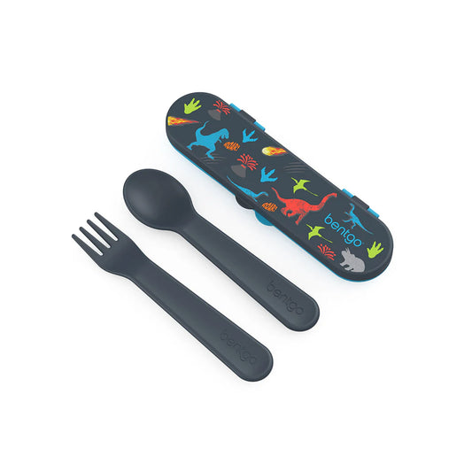 Set de Cubiertos Bentgo Kids - Dinosaurios