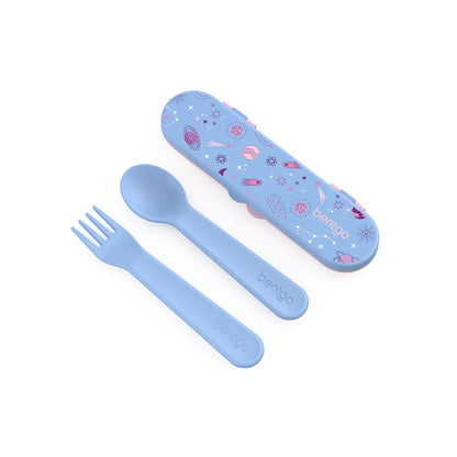 Set de Cubiertos Bentgo Kids - Lavender Galaxy