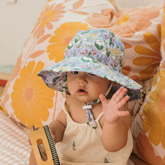 Sombrero Ala Ancha Bebé - Chateau Blooms
