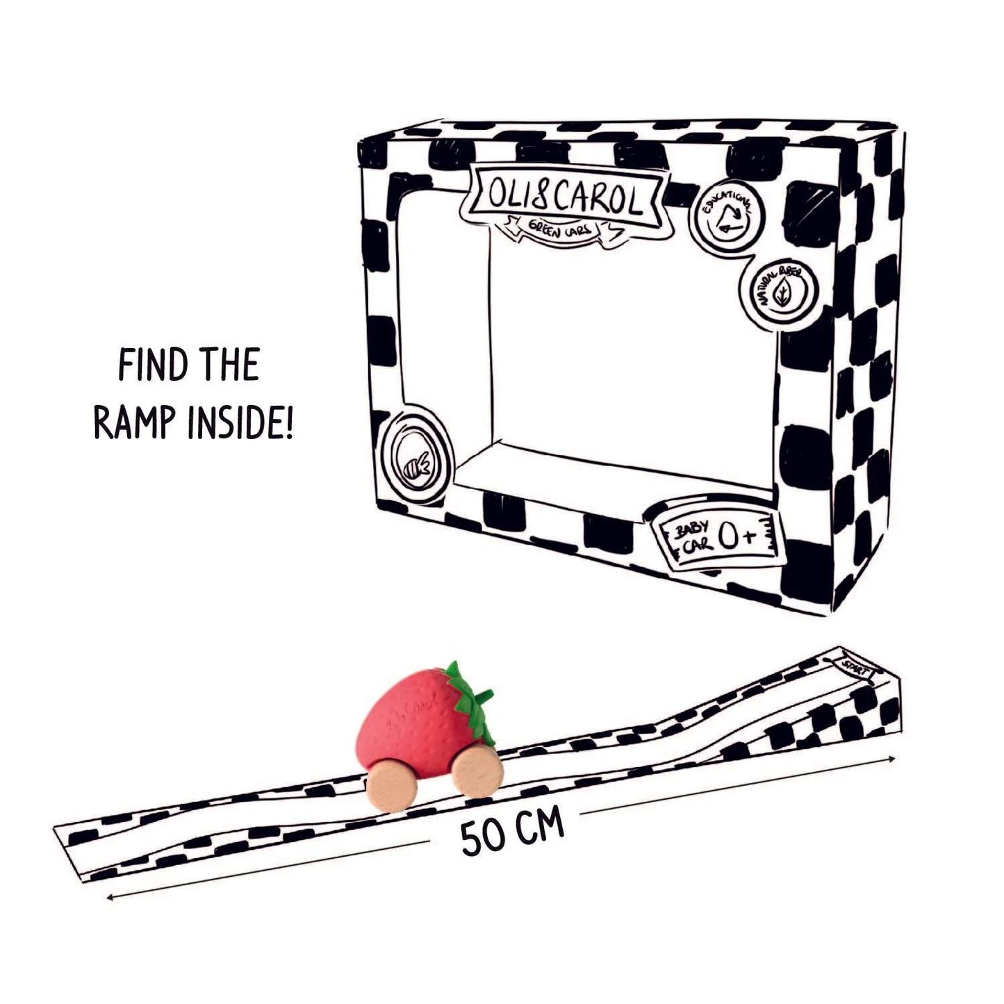 Coche Juguete - Sweetie The Strawberry Car