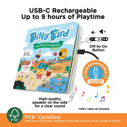 Ditty Bird - Canciones de Animales