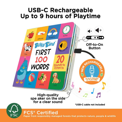 Ditty Bird - Mis Primeras 100 Palabras en Ingles