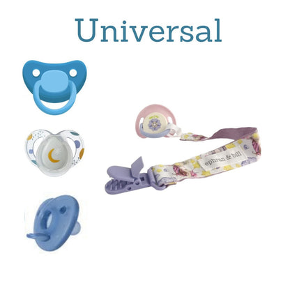 Porta Chupón con Clip Silicona