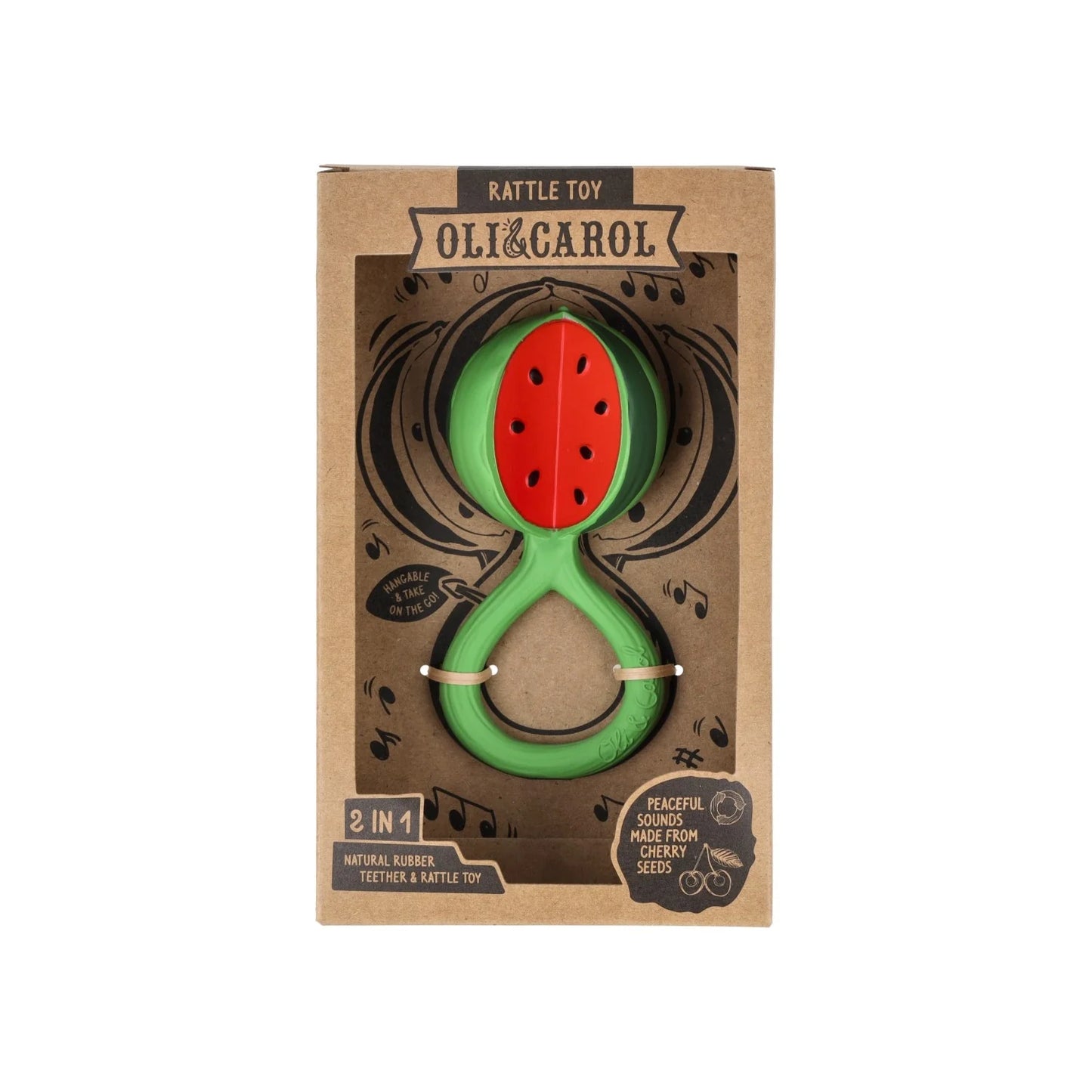 Mordedor Juguete - Watermelon Rattle Toy